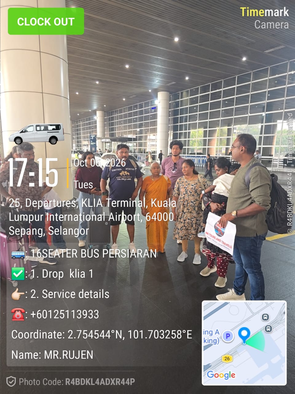 Traveler moment from MK Tours journey